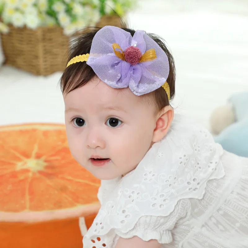 10 Pieces/lot 2019 Baby Girl Headband Newborn Baby Kids Lace Flower