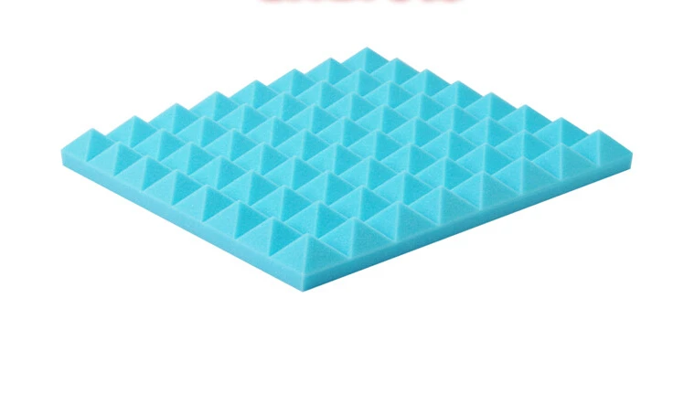 

[ Fly Eagle ] Blue Soundproofing Acoustic Foam Sound Treatment Absorption Wedge Tiles 12Pcs 50cm X 50cm X 5cm