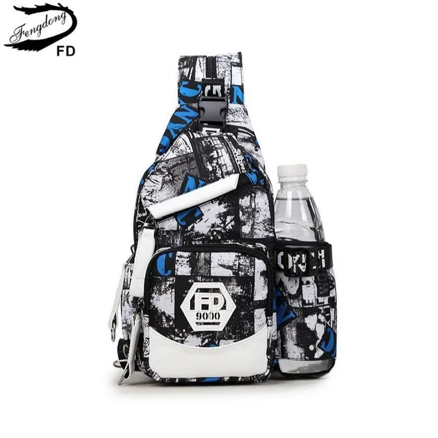 FengDong men small water bag backpack mini bags for boys