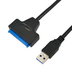 Kebidu Горячая 25 см супер скорость Micro USB 3,0 на SATA 22 Pin 2,5 дюйма драйвер жесткого диска SSD Кабельный адаптер-переходник