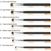 7 pcs Naturel Cheveux Maquillage Des Yeux Brosse de Professionnel Fard À Paupières Brosses de fard À Paupières Maquillage Outil Shader Mélange Pinceaux de Maquillage Ensemble ► Photo 3/6
