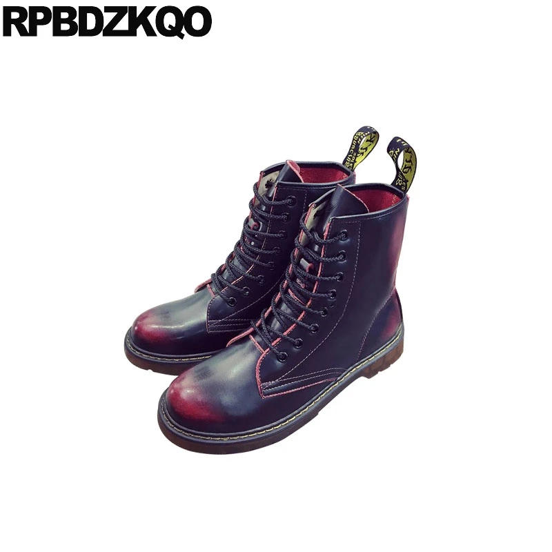 

male mens winter boots warm booties shoes army british style fall waterproof autumn combat 2018 designer lace up fur military