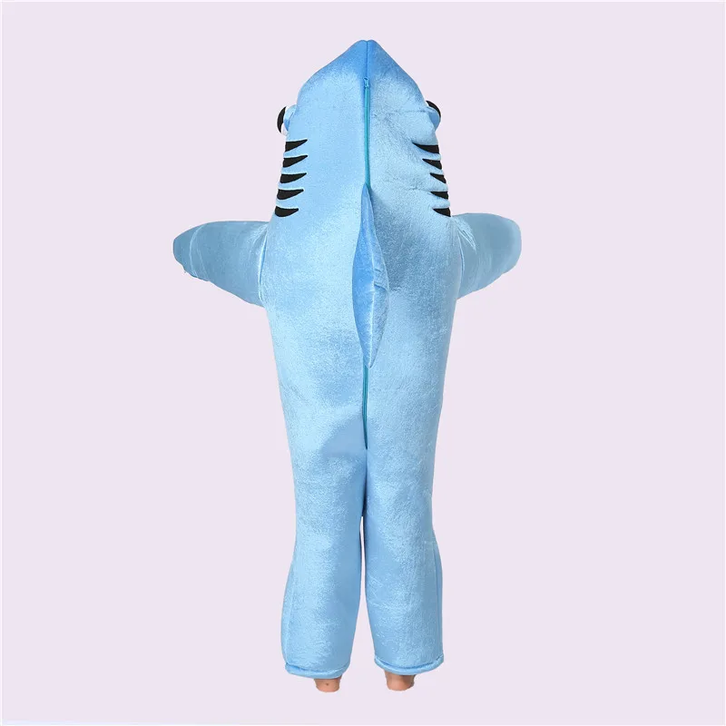 Маскарадный костюм акулы для детей и взрослых, сценический комбинезон с акулой, костюмы на Хэллоуин для выступлений