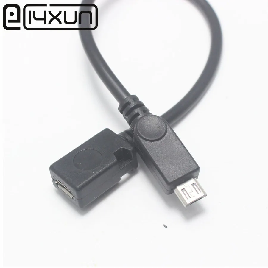1pcs High Quality Micro USB Female to Micro USB Male Connector Cable of Adapter for MP3/ MP4