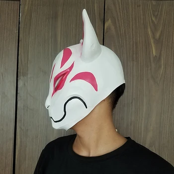 

Animation game Fox Mask Fortress Night Role Playing Latex Mask Halloween Mask Ball props Fox Mask
