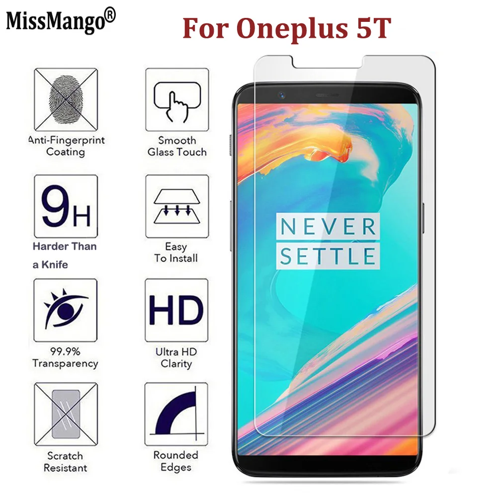 Пленка для oneplus 5 T закаленное стекло Oneplus A5010 2.5D 9 H твердость Взрывозащищенная
