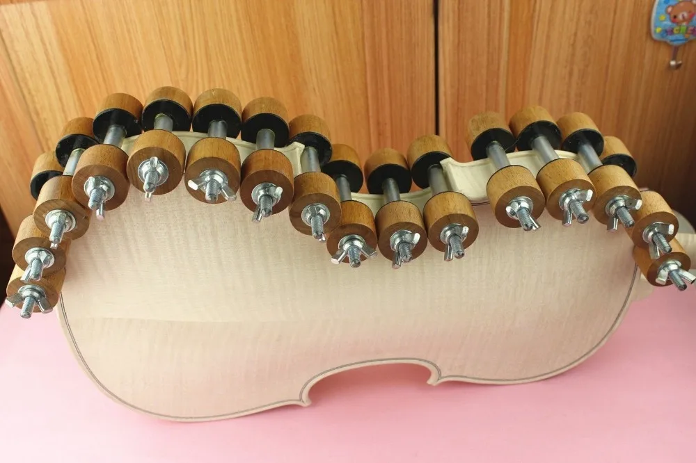 Violin making/repair tools, 30 pcs simple root violin glueing clamp