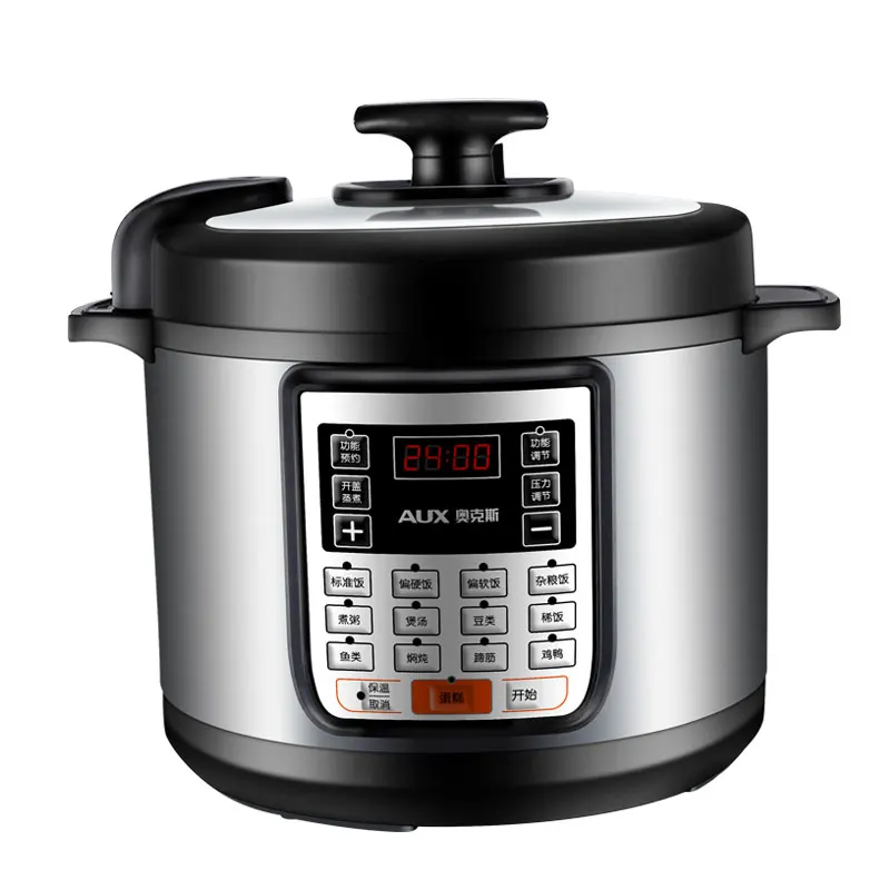 

220V AUX 5L ELectric Electric Pressure Cooker Non-stick Microcomputer Control Electric Rice Cooker Intelligent Booking Function