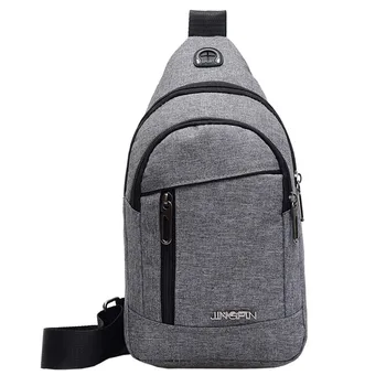 

OCARDIAN Waist Packs Neutral Outdoor Sports Oxford Messenger Shoulder Usb Charging Anti Theft Chest Waist Bag May3