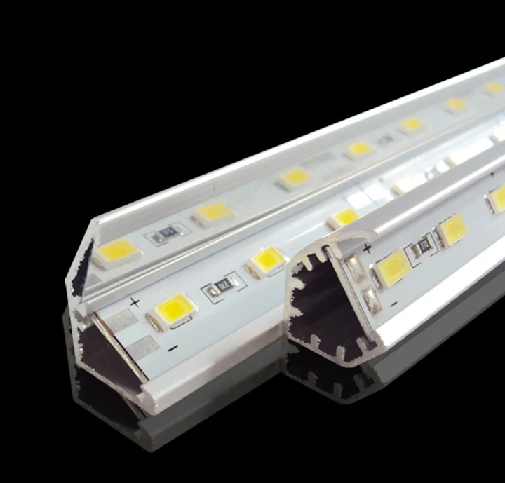 50 м/лот 72 светодиода/м SMD5730/SMD5630 Светодиодная панель 12 вольт Жесткая алюминиевая