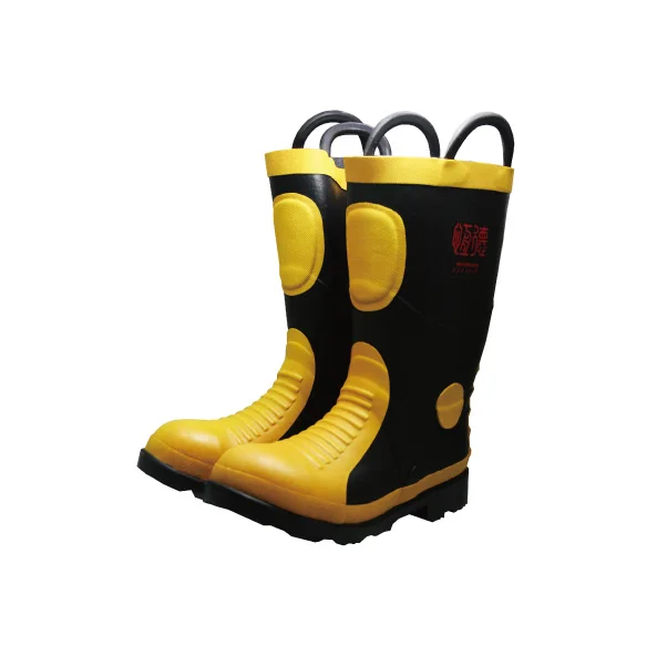 

winter style fire fighter boots with cotton inside fireman boots safety boots