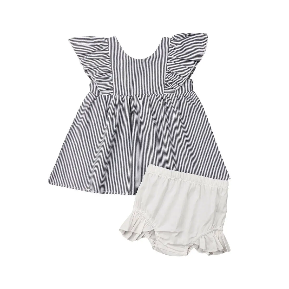 2Pcs//Set Kinder Baby Jungen Mädchen Kleidung Top+Hose Baumwolle Schlafanzüge