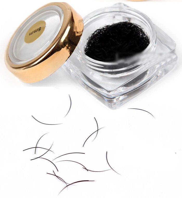 

1 bottle Fashion Mink lash Hand Made False Eyelashes Individual Lashes C Curl J Curl Thickness 0.15mm 0.20mm Length 6-15mm