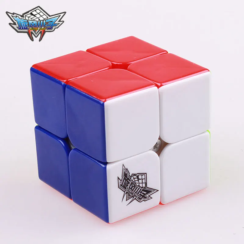 Cyclone Boys профессиональная скорость магический куб 2x2x2 Stickerless головоломка мини 50 мм Cubo Magico Монтессори игрушки для детей подарок