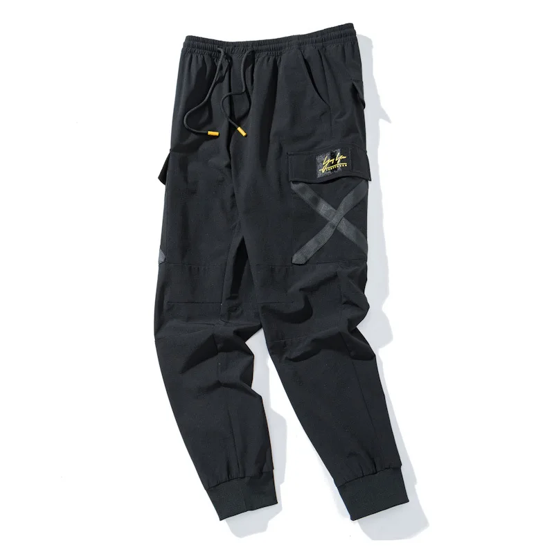 

2019New Arrival Pure Cotton Men Spring Autumn Style Large Overalls Casual Full Length Zipper Fly Loose Pants Men Plus Size L-5XL