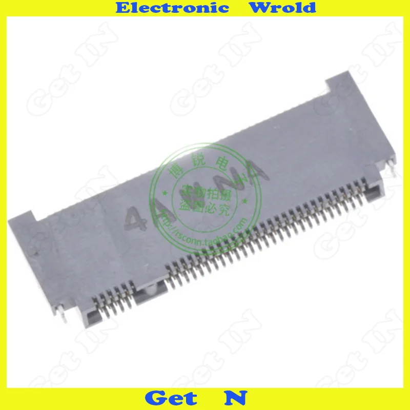 5pcs ngff interface connector key b shen plate type m 2 sockets height 
