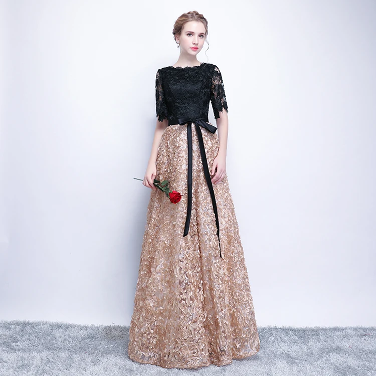 Beauty Emily новое вечернее платье Черное длинное с кружевом цвета хаки Элегантное Длинное платье для выпускного вечера платья для выпускного вечера vestido de festa