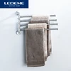 LEDEME Stainless Steel Towel Bar Rotating Towel Rack Bathroom Kitchen Wall-mounted Towel Polished Rack Holder L112 L113 L114 ► Photo 3/6