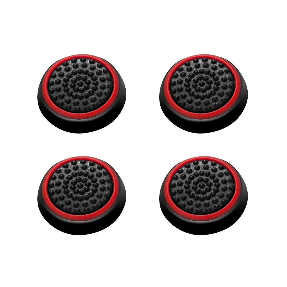 4 pcs Silicone Analog Thumb Stick Grips Cover for Playstation 4 PS4 Pro Slim for PS3 Controller Thumbstick Caps for Xbox 360 One