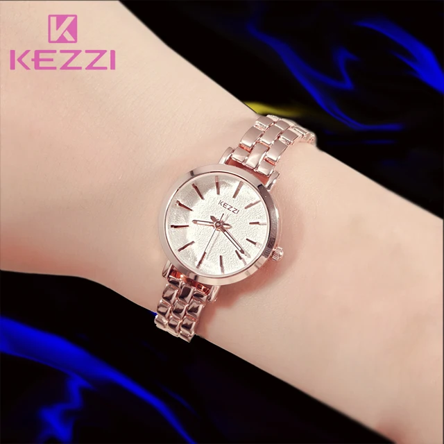 KEZZI Famous Brand Quartz Watch Women Full Stainless Steel Wristwatches Ladies D KEZZI Famous Brand Quartz Watch Women Full Stainless Steel Wristwatches Ladies D