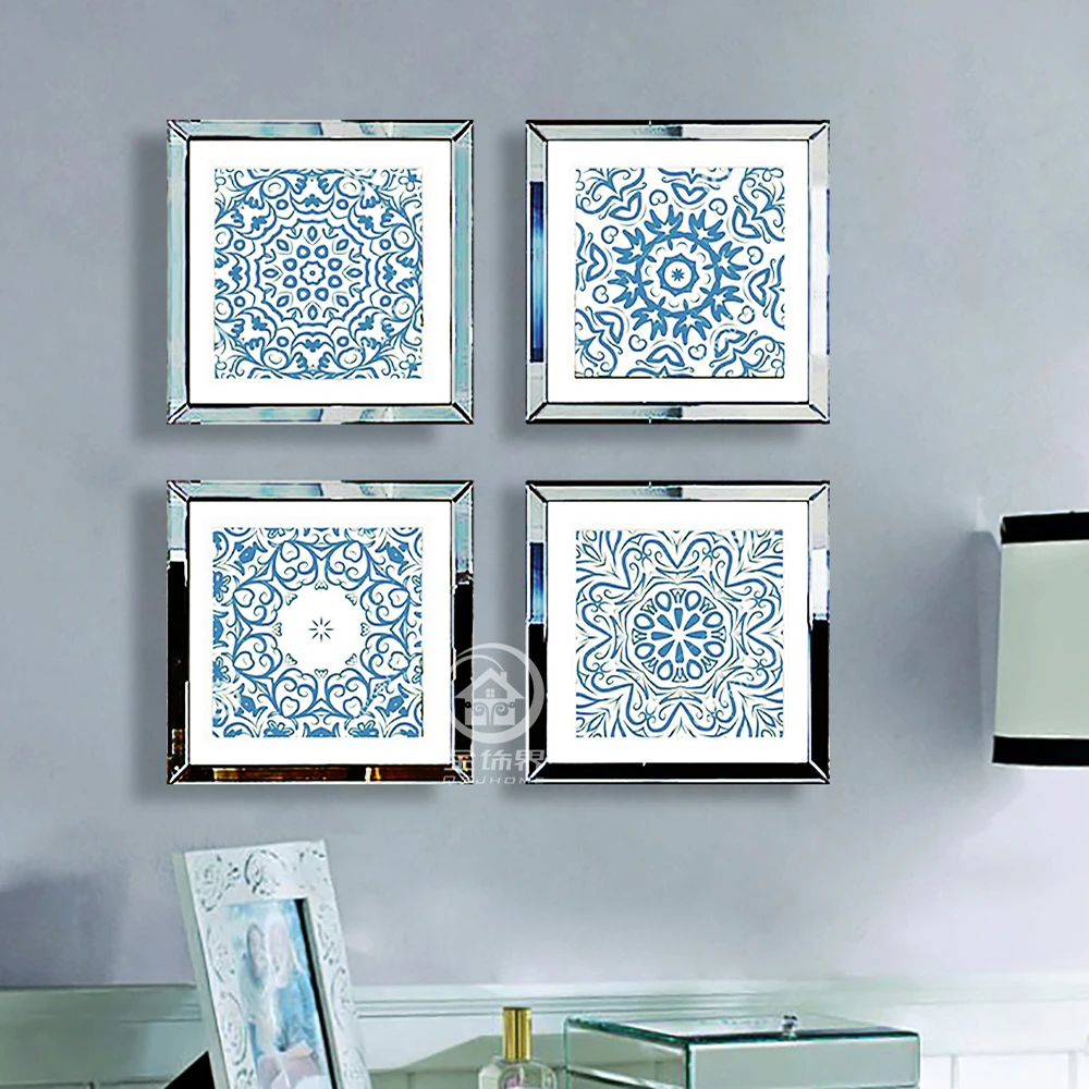 

Square picture frames wall mirrored photo frame multi picture frames modern wall photo frames