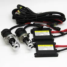 Xenon ESCONDEU Kit H4 55W lâmpada xenon Para Farol Do Carro h4 9007 9004 H13 DC 55W Silm ESCONDEU h4 bi xenon Lastro 4300K 6000K 8000K
