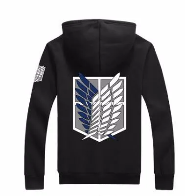 Novedan Attack On Titan Hoodies Sweatshirts Coat Japan Anime Halloween Party Eren Levi Cosplay Costume Legion Clothing -Zentai shop online