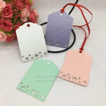 

60pcs DIY Paper Wish Cards Message Cards Table Mark Hang Tag Card Kids Birthday Favors Party Decoration Supplies