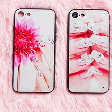 

case for iphone 7 plus 7 8 Plus Xs Max Xr Rose Cool Face Beauty Printed Iphone X 8 7 6 6S Plus 5 Se Tpu Cover Phone Cowe