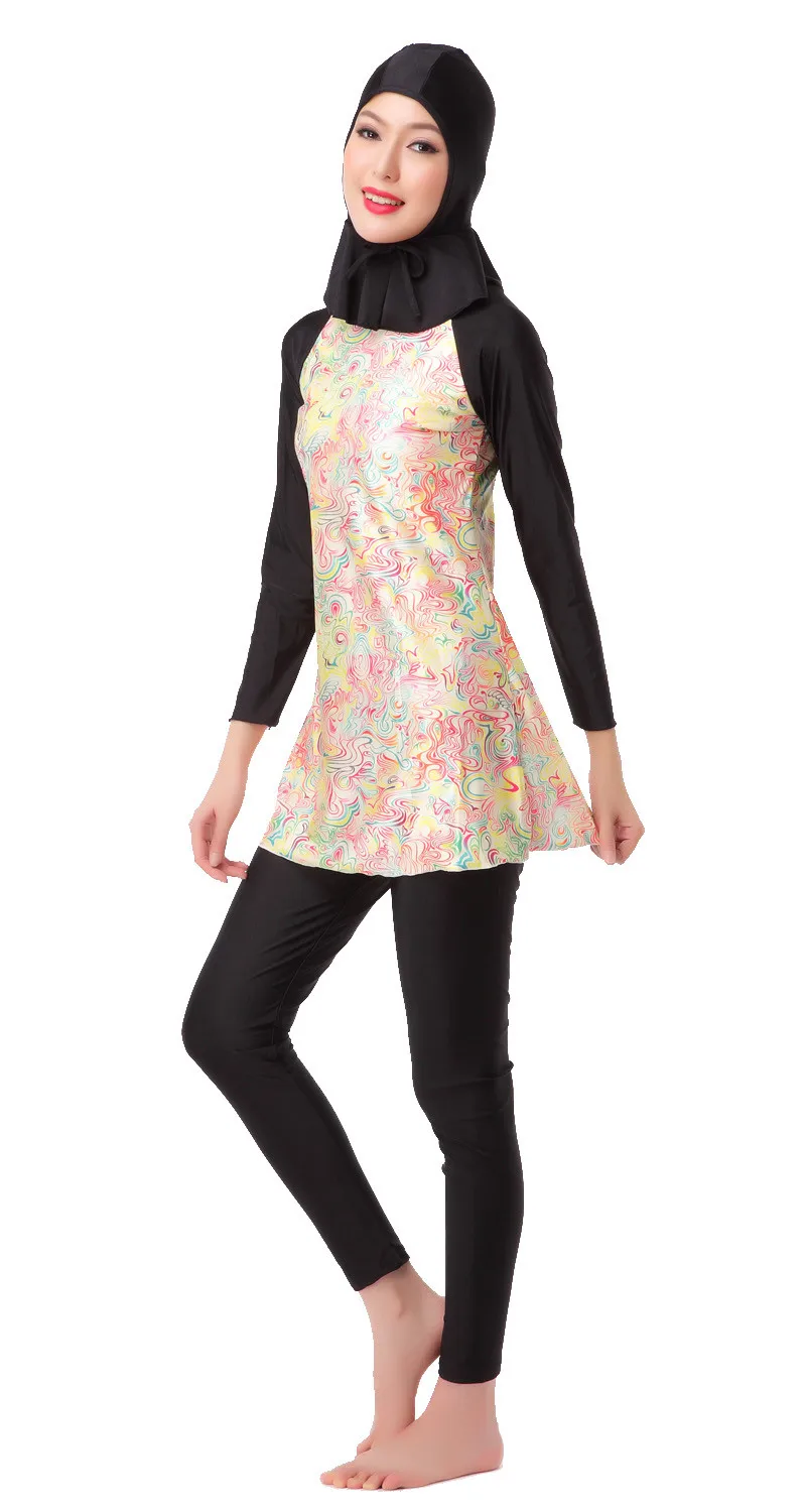 

Fashion high quality print long muslim clothing