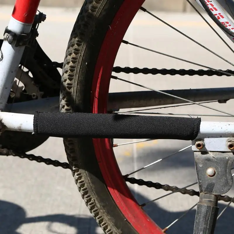 Неопреновая цепь для ухода за мотоциклом размещена Защитная крышка протектор Защита горный велосипед брелок-Рамка протектор Chainstay