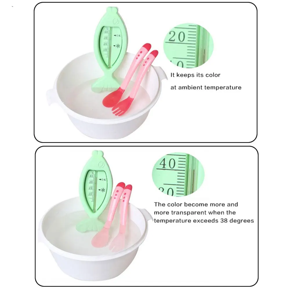 3Pcs/ Baby Learning Dishes With Suction Cup Kids Safety Dinnerware toddler Assist Bowl Temperature Sensing Spoon Fork Tableware 3Pcs/ Baby Learning Dishes With Suction Cup Kids Safety Dinnerware toddler Assist Bowl Temperature Sensing Spoon Fork Tableware
