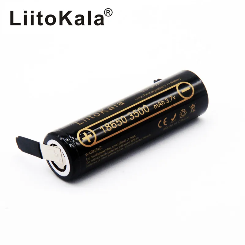 10 шт Liitokala lii-35A-N 18650 3500 mAh 18650 литиевая батарея 3,6 V разряда 20A, предназначенная для Lii-35A батареи+ DIY никель