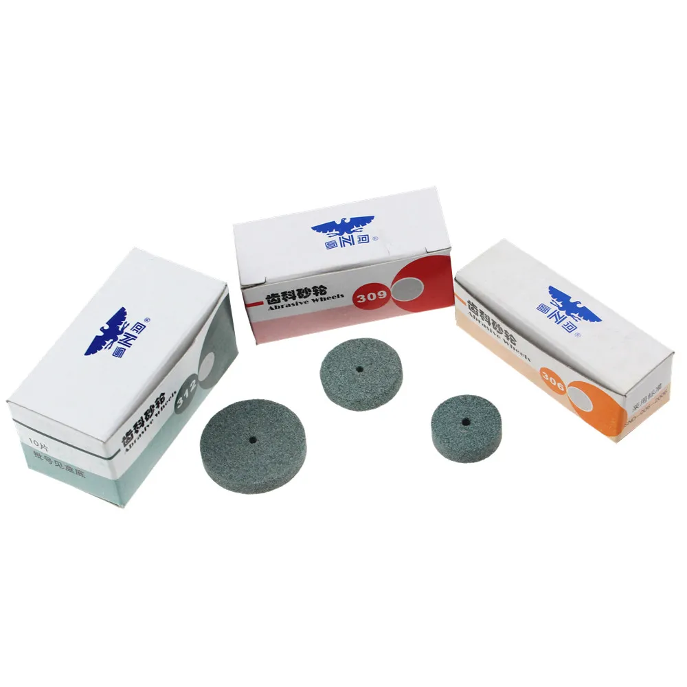 3 Packs Dental Lab Materials Abrasive Wheels Denture Fine Polishing