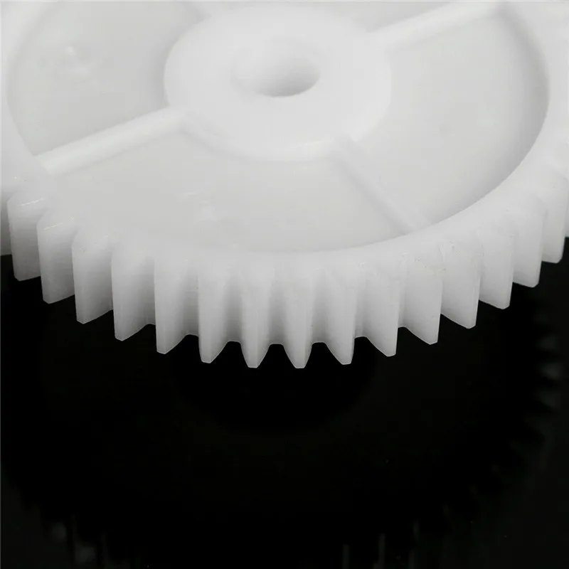 1 Pieza de plástico con agujero de engranaje blanco de 8mm para Motor de 550 niños coche vehículo eléctrico equipo eléctrico suministros accesorios de Motor