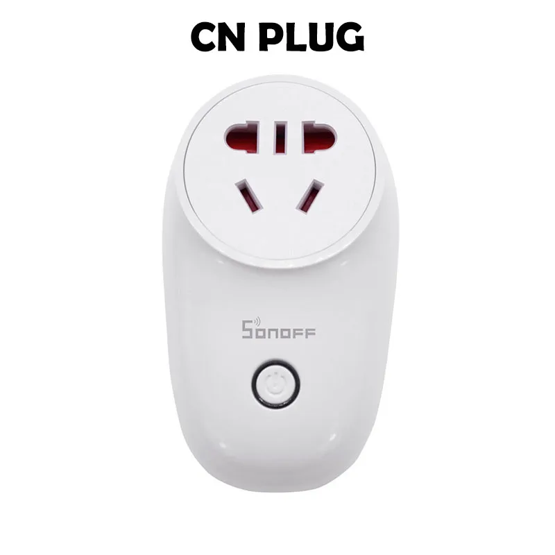 Умный дом SONOFF S26 US/UK/CN/AU/EU WI-FI Smart Plug Мощность розеточный светильник розетка выключатель таймер 220 V Беспроводной удаленного Управление Alexa Google дома