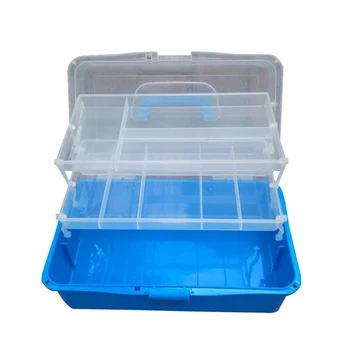 

Multifunction Box Storage Hand Tools Box Portable Organizer Case with 3 Layers