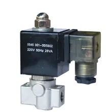 Электрический электромагнитный клапан нормально закрытый 1/8 AC220V принадлежности для горелки метанол дизельного смешанного масла моторизованный клапан