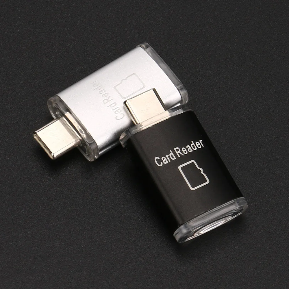 Ouhaobin считыватель карт памяти mini type C USB 3,1 смарт-считыватель карт OTG функция поддерживает TF/SD карты для Mac AC338 Лидер продаж