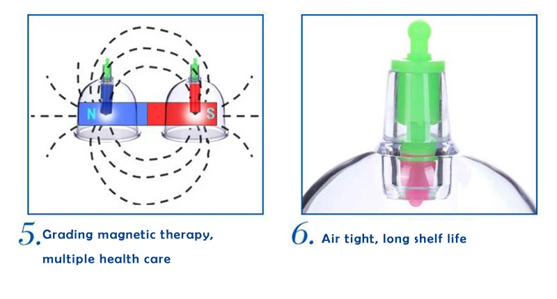 New Chinese Medical 12 cups Vacuum Body Cupping Set Portable Massage Therapy Kit body suction to lose weight With extension tube For Health Care-5