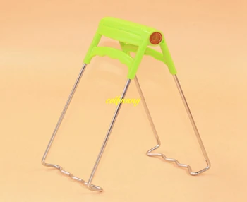 

240pcs/lot Fast shipping Kitchen Tools Stainless Steel Foldable Hot Dish Plate Bowl Pot Clips Gripper Crockery Holder
