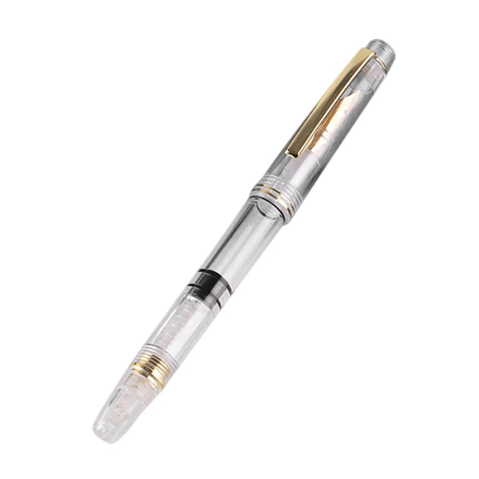 Прозрачная перьевая ручка школьные офисные канцелярские принадлежности 0,5 мм 0,38 мм перо каллиграф поршневые чернильные ручки JFlyer