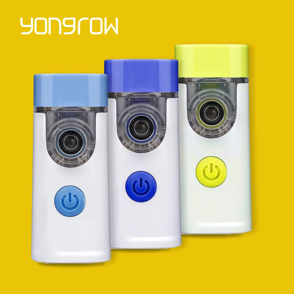 

Yongrow Medical Nebulizer Handheld Asthma Inhaler Atomizer for Children Adult mini Portable Nebulizer USB Rechargeable Equipment