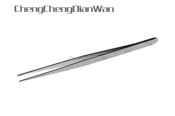 

ChengChengDianWan New Stainless Steel Industrial Anti-static Tweezers watchmaker Repair Tools Excellent Video Game 50pcs/lot