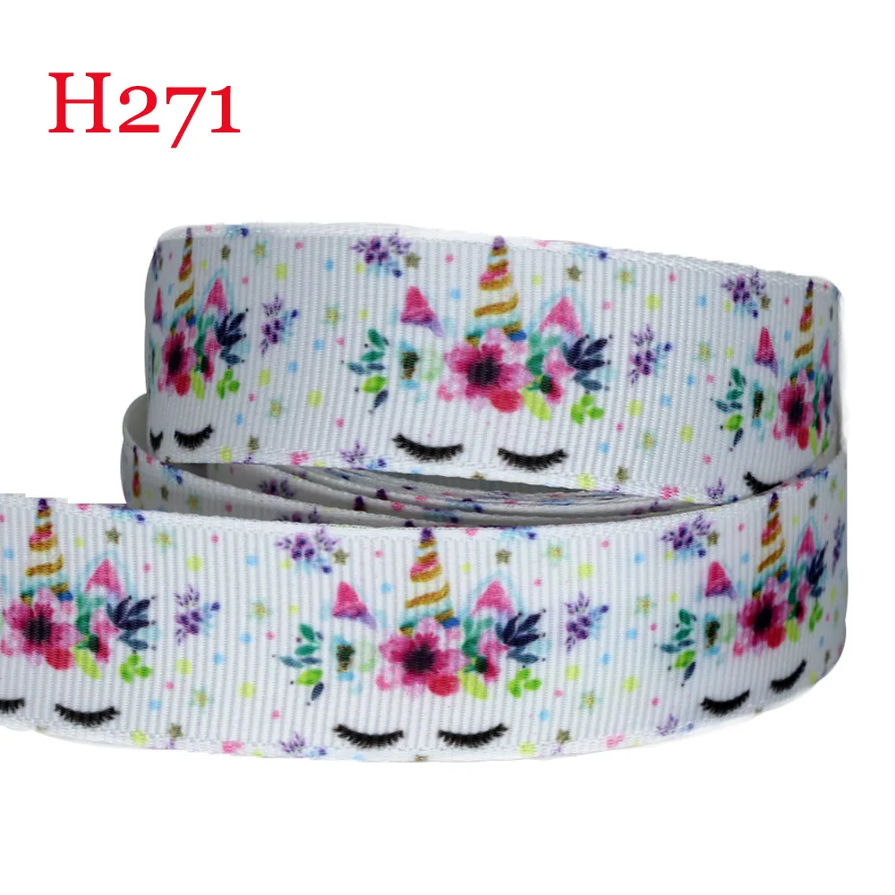 

Grosgrain Ribbon Print Unicorn Theme Party Love Cute Fantasy Fairy Girl Birthday Party Supplies Decorations 2-5 Yards 7/8 Inch 2
