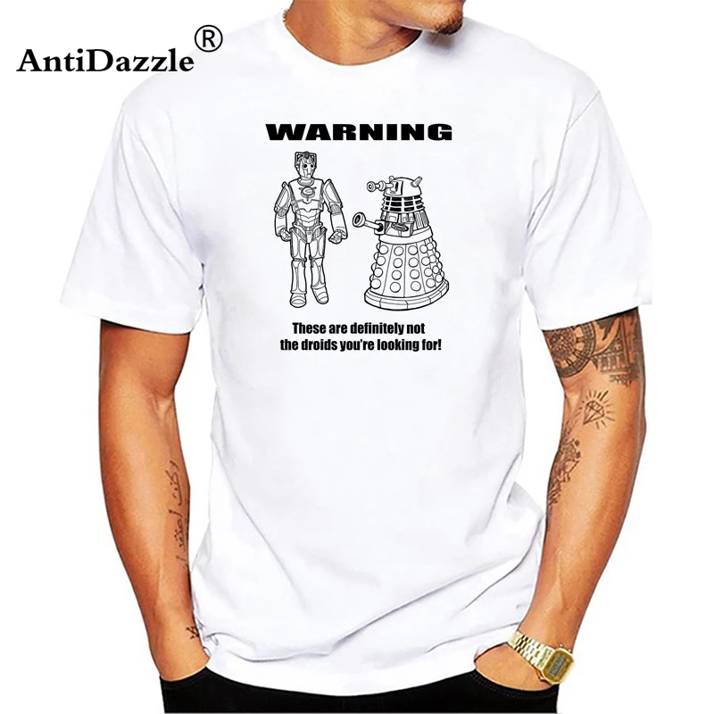 

2018 Fashion Mens OMG It's R2D2 T Shirt Men R2D2 Dalek Star Wars Dr Who Trek Funny Printed O-Neck Tee Short Sleeve