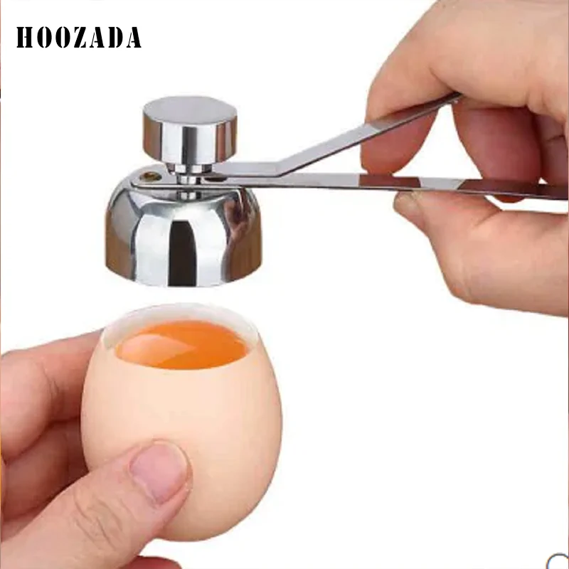 

HOOZADA Egg Opener Stainless Steel Eggshell Cutter Cooking Tools High Quality Kitchen Gadget