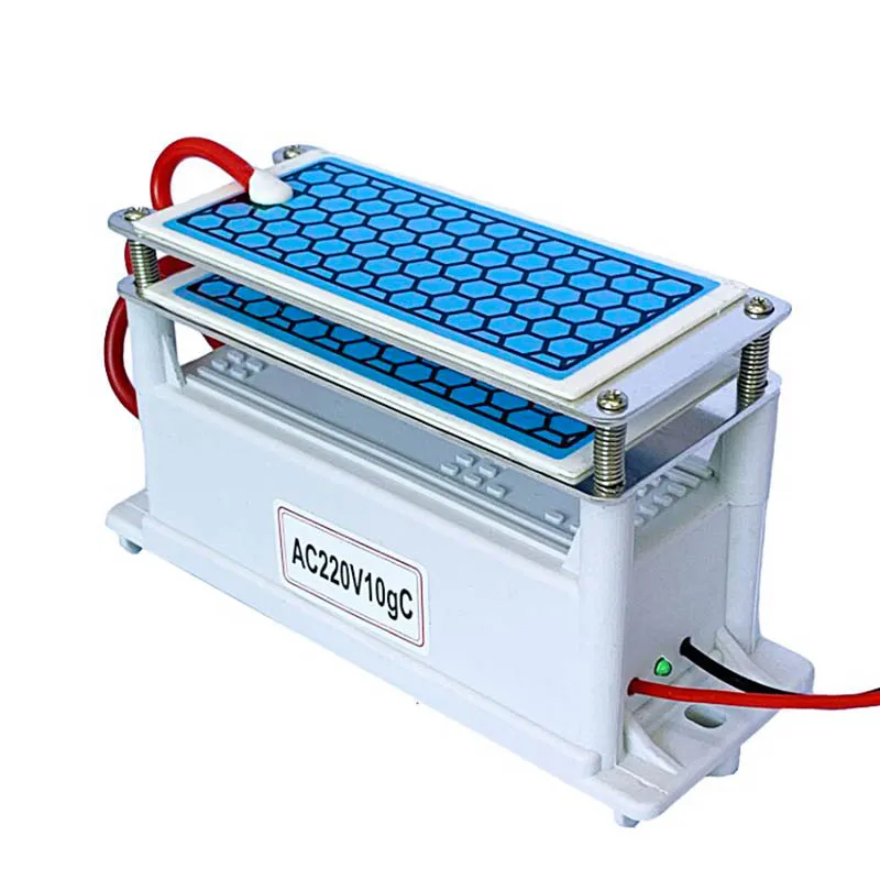 Керамический генератор озона 220 V/110 V 10g двойной интегрированный длинный срок службы керамический пластинчатый озонатор воздуха система очистки воздуха и воды