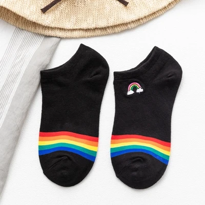 Bright-Sunny-Cotton-Rainbow-Bridge-Women-Ankle-Socks-Fashion-Lovely-Embroidery-Colorful-Socks-High-Quality-Spring(7)