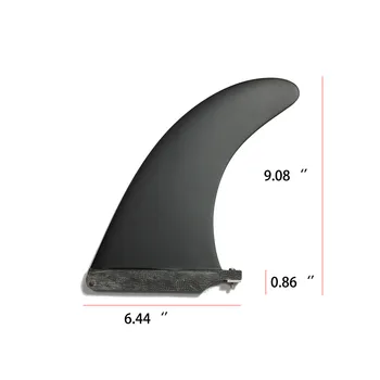 

matt surface fiberglass single fin for surf board